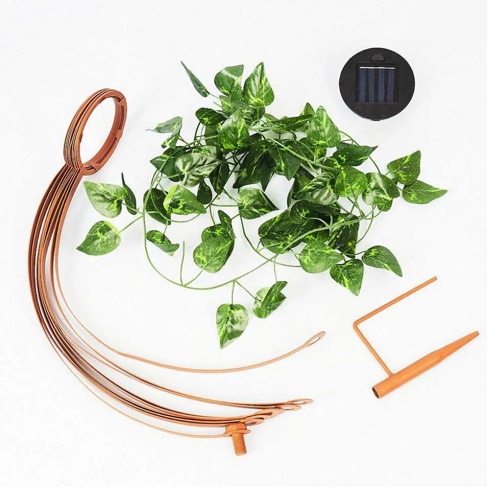 Lampe Solaires Yonkers Led Vert, Rouille, 1 Lumiere