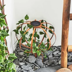 Lampe Solaires Yonkers Led Vert, Rouille, 1 Lumiere