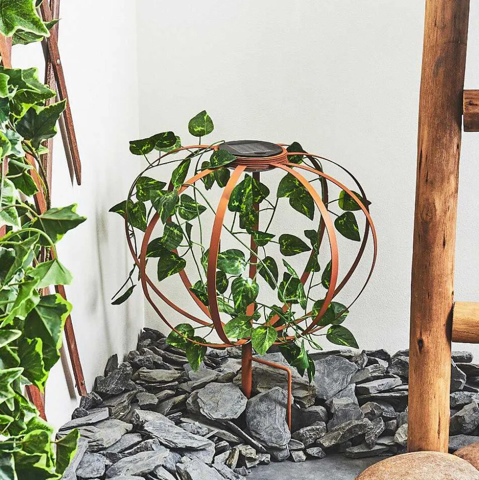 Lampe Solaires Yonkers Led Vert, Rouille, 1 Lumiere