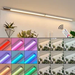 Lampes Pour Bandeaux Set X 2 Raivo Led Noir, Argente, 2 Lumieres, Telecommandes, Changeur De Couleurs