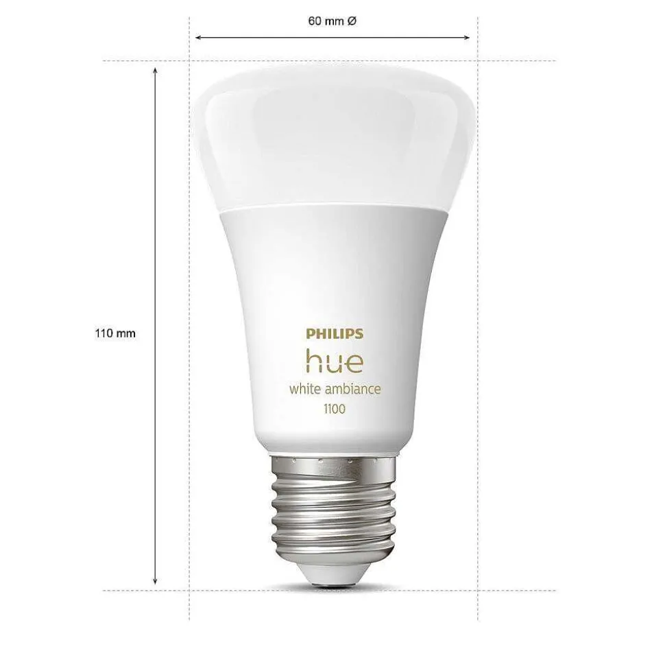 Led E27 8 Watt 2200 - 6500 Kelvin 806 Lumen Philips Hue White Ambiance