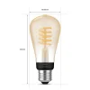Led E27 7 Watt 2200 - 4500 Kelvin 550 Lumen Philips Hue White Ambiance