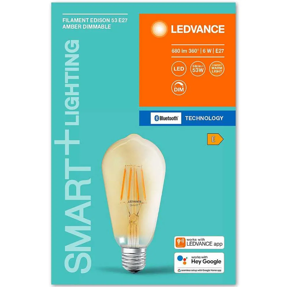 Led E27 5,5 Watt 2500 Kelvin 600 Lumen Ledvance Smart+