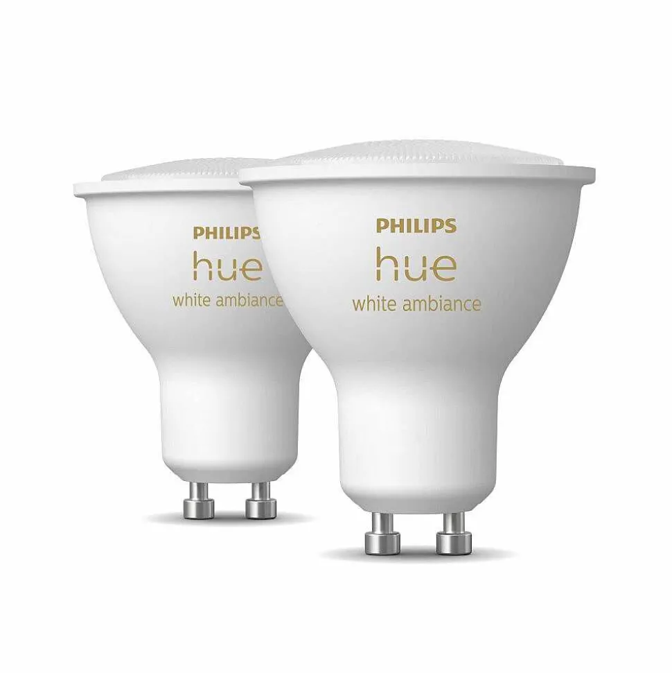 Led Gu10 4,3 Watt 2000 - 6500 Kelvin 250 Lumen Philips Hue White Ambiance