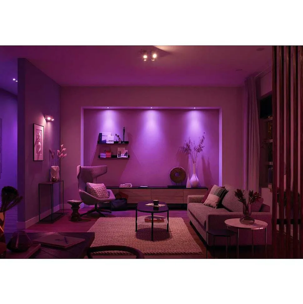 Led Gu10 4,3 Watt 2000 - 6500 Kelvin 230 Lumen Philips Hue White & Color Ambiance