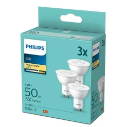 Led Gu10 4,7 Watt 2700 Kelvin 400 Lumen Philips