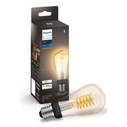 Led White Filament St64 E27 7 Watt 2100 Kelvin 600 Lumen Philips Hue