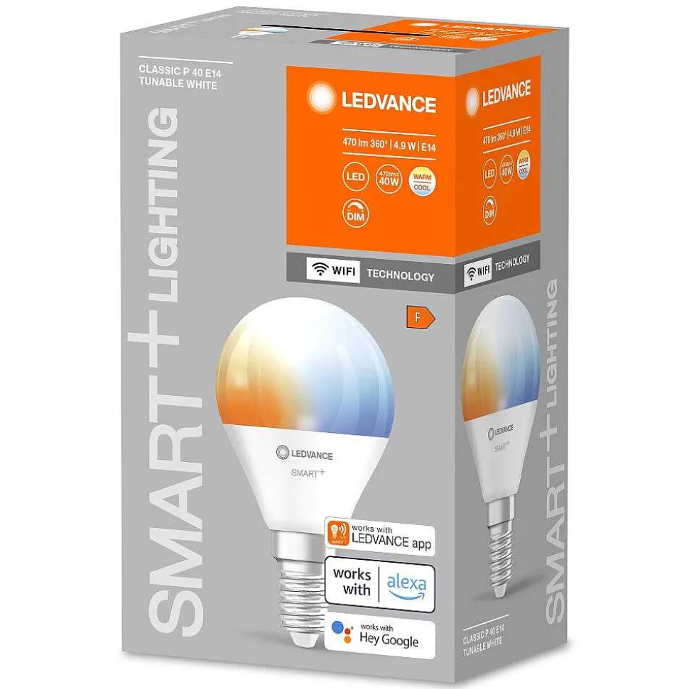 Ledvance Smart+ Wifi Led E14 4,9 Watt 2700-6500 Kelvin 470 Lumen