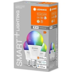 Ledvance Smart+ Wifi Lot De 3 Led E27 14 Watt 2700-6500 Kelvin 1521 Lumen