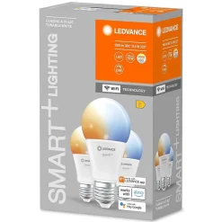 Ledvance Smart+ Wifi Lot De 3 Led E27 9,5 Watt 2700-6500 Kelvin 1055 Lumen