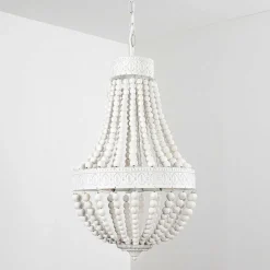 Lustre Ararat Blanc, 3 Lumieres