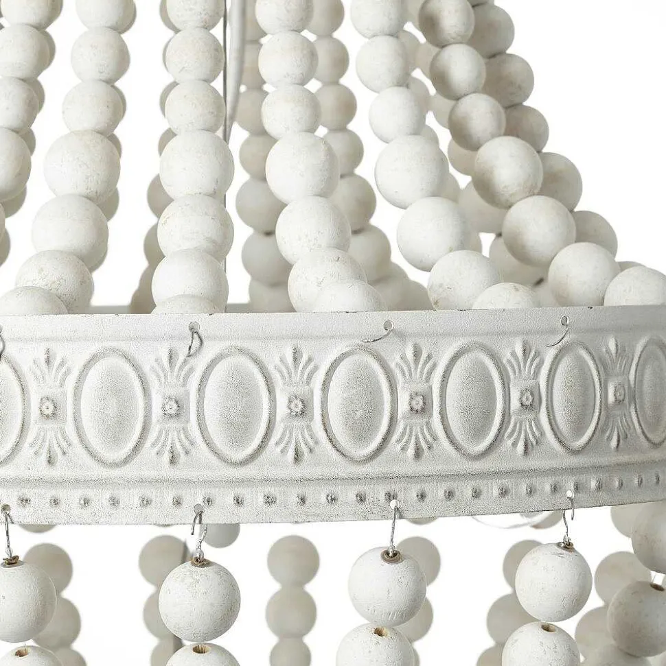 Lustre Brilliant Liba Blanc, 3 Lumieres