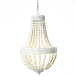 Lustre Brilliant Liba Blanc, 3 Lumieres