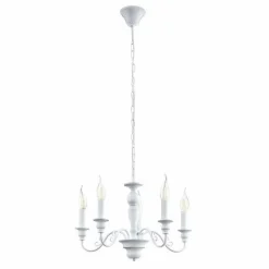Lustre Eglo Caposile Blanc, 5 Lumieres