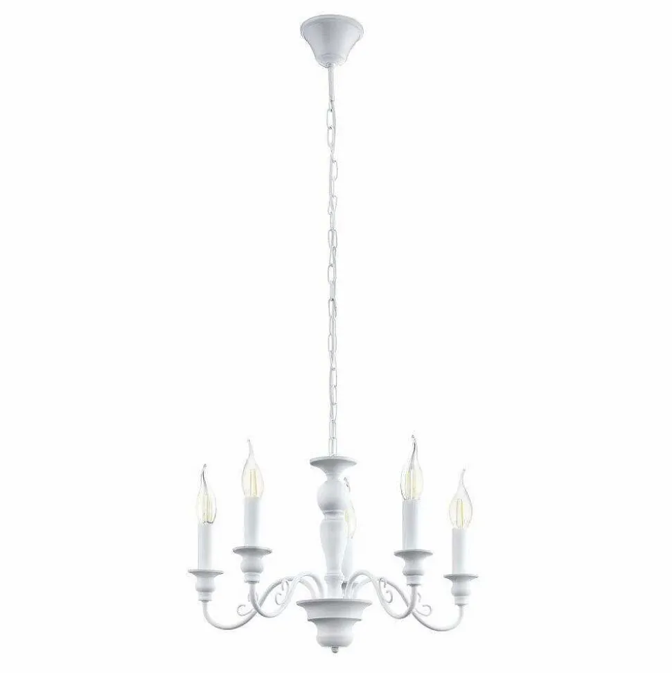 Lustre Eglo Caposile Blanc, 5 Lumieres