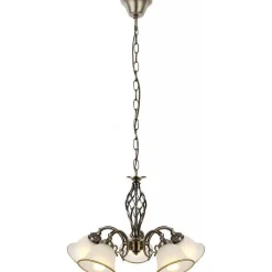 Lustre Globo Blanc, 5 Lumieres