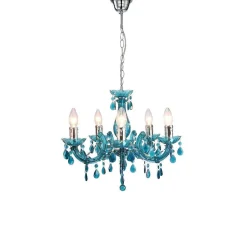 Lustre Globo Cuimbra Ii Noir, 5 Lumieres