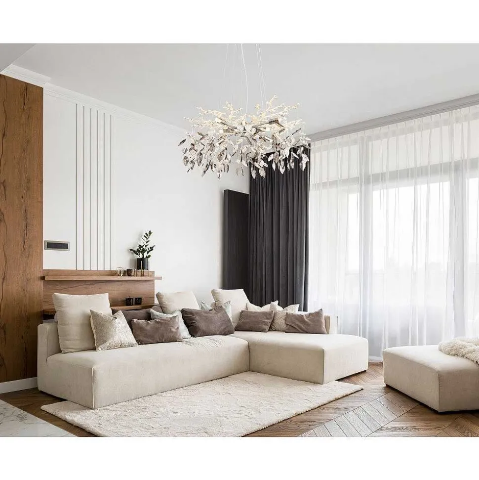 Lustre Globo Danna Chrome, 8 Lumieres