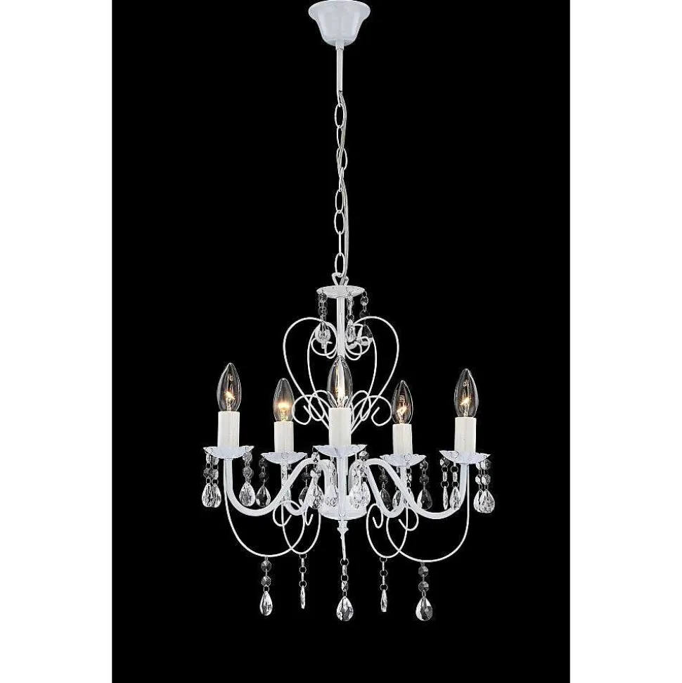 Lustre Globo Pinja Blanc, 5 Lumieres