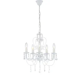 Lustre Globo Pinja Blanc, 5 Lumieres