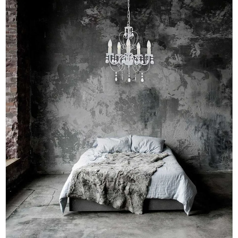 Lustre Globo Pinja Blanc, 5 Lumieres