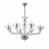 Lustre Ideal Lux Casanova Chrome, 8 Lumieres