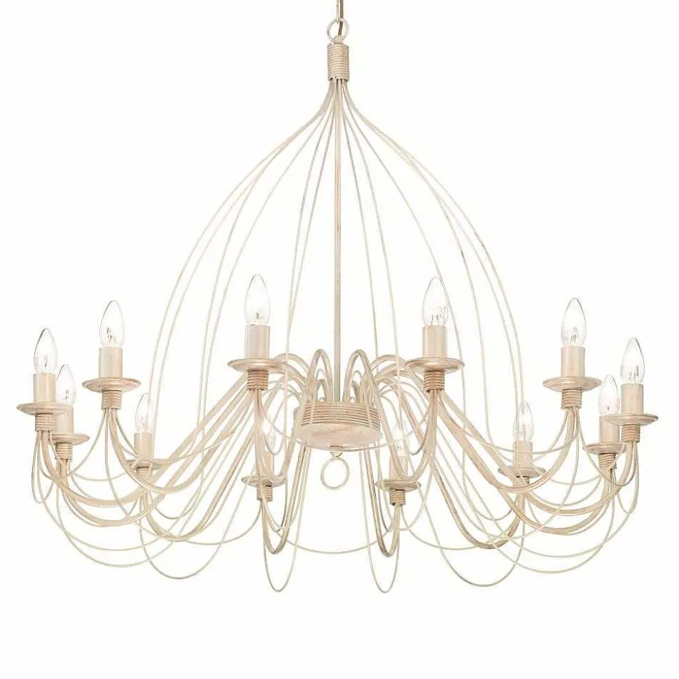 Lustre Ideal Lux Corte Blanc, 12 Lumieres