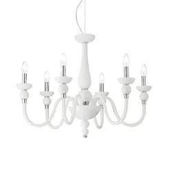 Lustre Ideal Lux Doge Chrome, 6 Lumieres