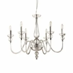 Lustre Ideal Lux Doge Chrome, 6 Lumieres