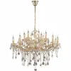 Lustre Ideal Lux Florian Or, 18 Lumieres