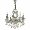 Lustre Ideal Lux Gioconda Argente, 8 Lumieres