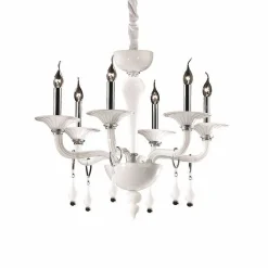 Lustre Ideal Lux Miramare Chrome, 6 Lumieres