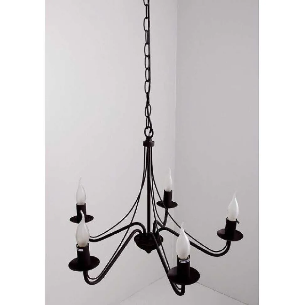 Lustre Reality Rouille, 5 Lumieres