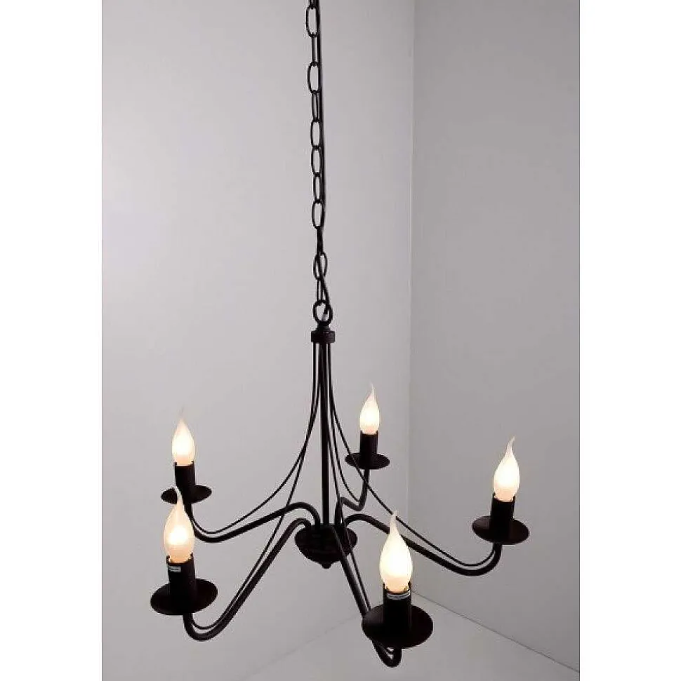 Lustre Reality Rouille, 5 Lumieres