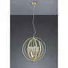 Lustre Trio Candela Laiton, 4 Lumieres
