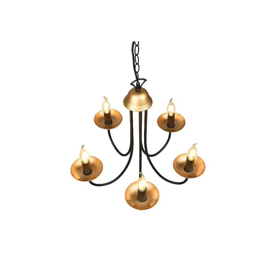 Lustre Trio Livia Noir, 5 Lumieres