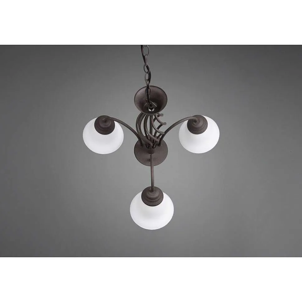 Lustre Trio-Leuchten Rustica Rouille, 3 Lumieres