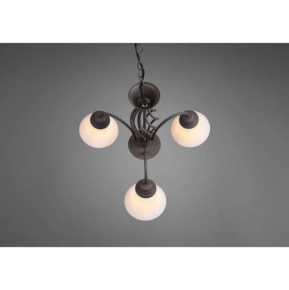 Lustre Trio-Leuchten Rustica Rouille, 3 Lumieres