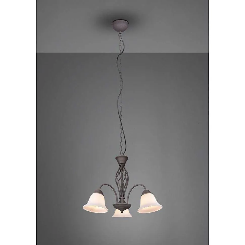 Lustre Trio-Leuchten Rustica Rouille, 3 Lumieres