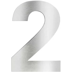 Numeros De Maison Lcd 2 Acier Inoxydable