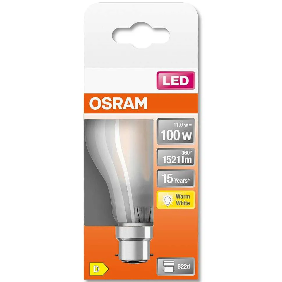 Osram Classic A Led B22D 11 Watt 2700 Kelvin 1521 Lumen