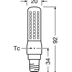 Osram Led E14 7 Watt 2700 Kelvin 806 Lumen