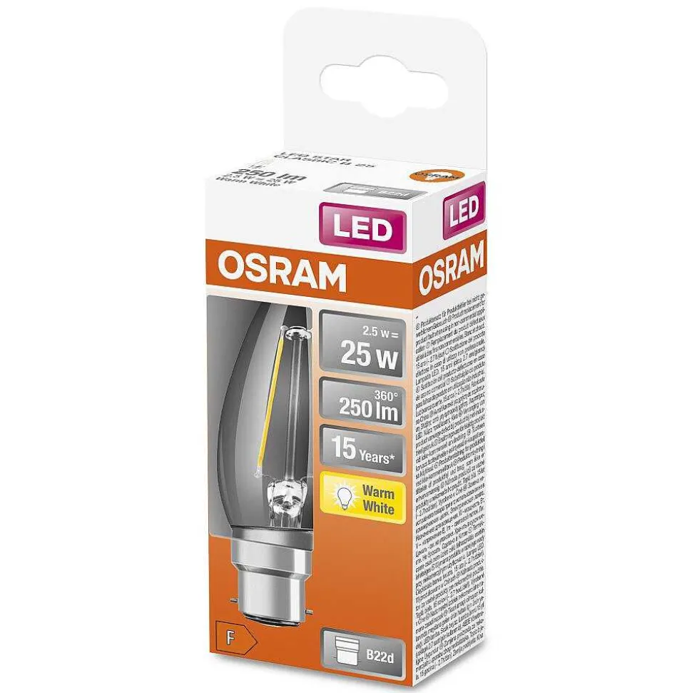 Osram Led Retrofit B22D 2,5 Watt 2700 Kelvin 250 Lumen
