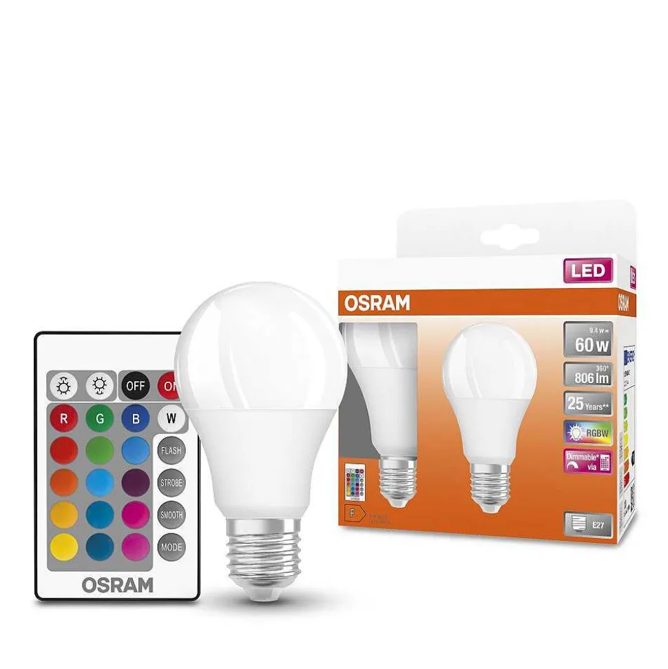 Osram Led Retrofit Lot De 2 E27 9,4 Watt 2700 Kelvin 806 Lumen