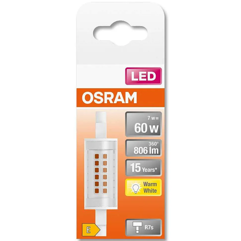 Osram Led Slim Line R7S 7 Watt 2700 Kelvin 806 Lumen