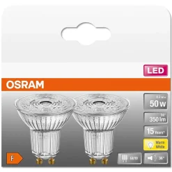 Osram Led Star Set De 2 Ampoules Gu10 4,3 Watt 2700 Kelvin 350 Lumen