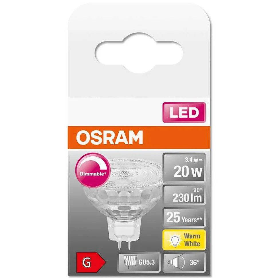 Osram Led Superstar Gu5.3 3,4 Watt 2700 Kelvin 230 Lumen