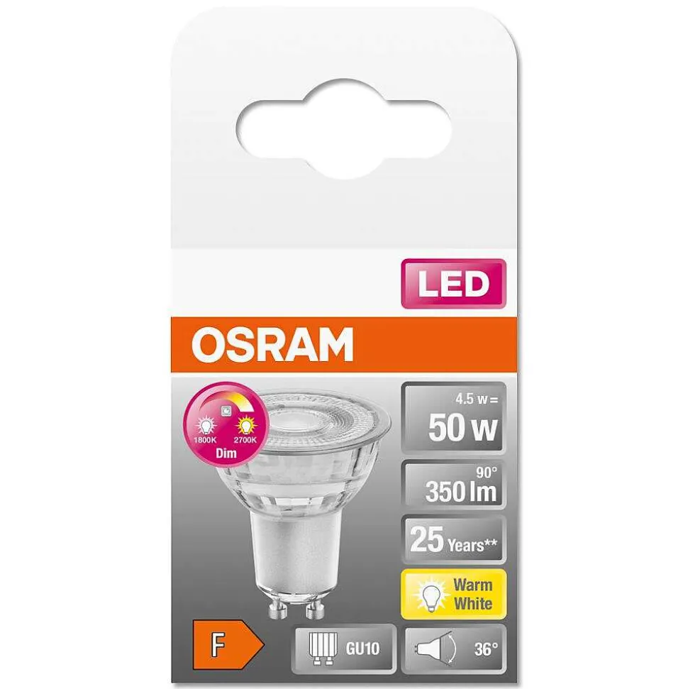 Osram Led Superstar Gu10 4,5 Watt 2700 Kelvin 350 Lumen