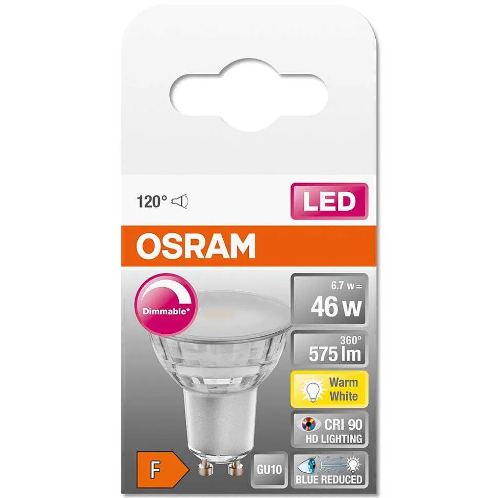 Osram Superstar Plus Led Gu10 6,7 Watt 2700 Kelvin 575 Lumen