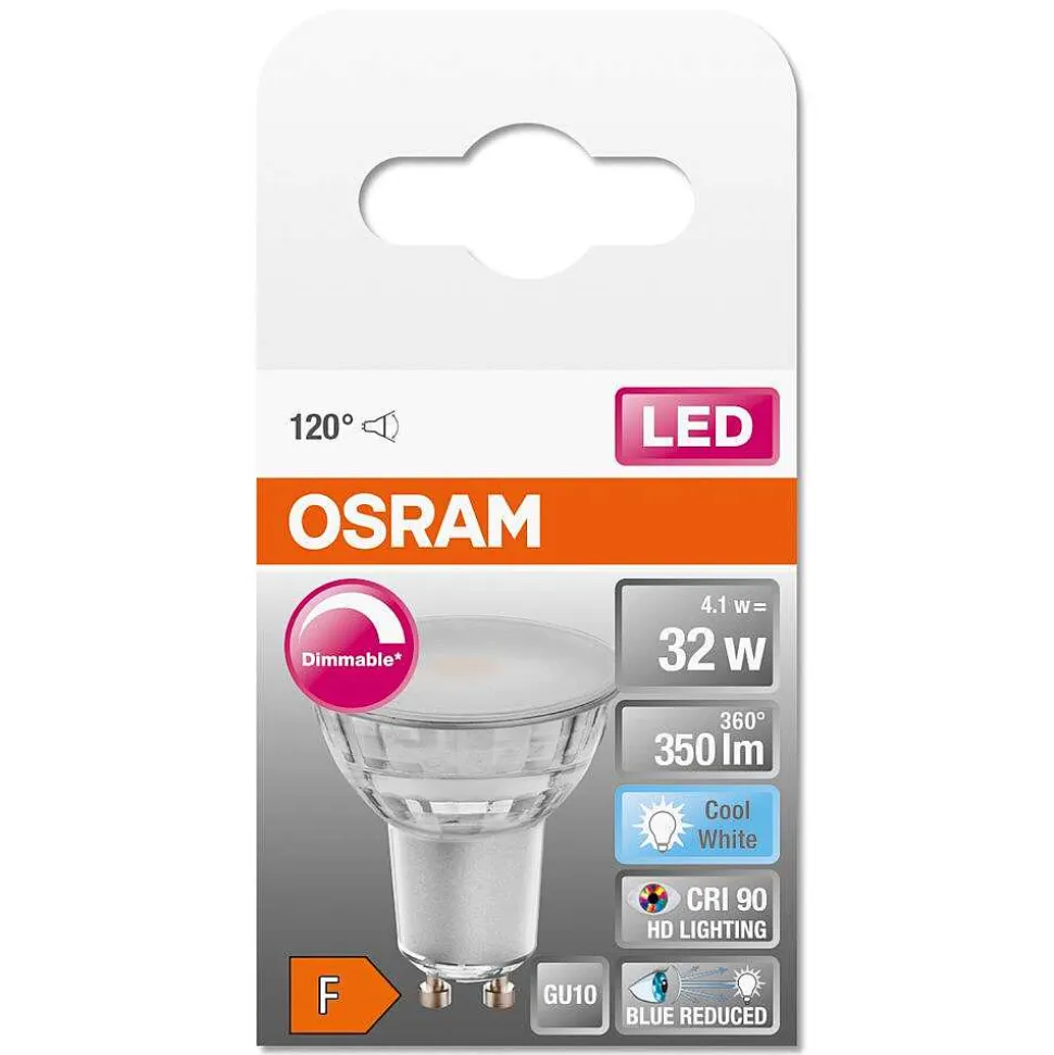 Osram Superstar Plus Led Gu10 4,1 Watt 4000 Kelvin 350 Lumen